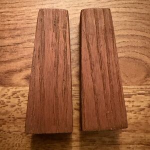 Wooden Block salt and pepper Shakers